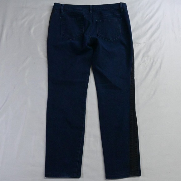 LOFT 30 / 10 Modern Skinny Dark‎ Rinse Stretch Denim Womens Jeans - Picture 7 of 7